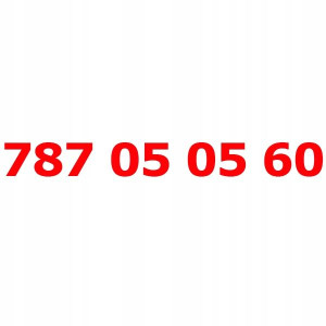 787 05 05 60 Złoty Numer T-mobile Starter Tmobile