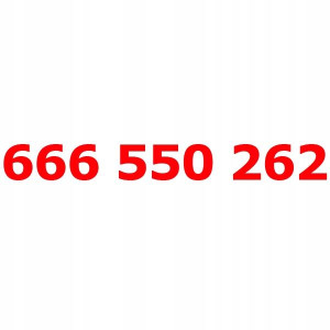 666 550 262 Złoty Numer T-mobile Starter Tmobile