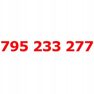 795 233 277 Złoty Numer T-mobile Starter Tmobile