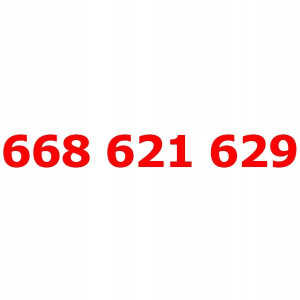 668 621 629 Złoty Numer T-mobile Starter Tmobile