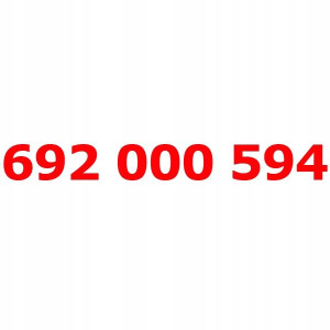 692 000 594 Złoty Numer T-mobile Starter Tmobile
