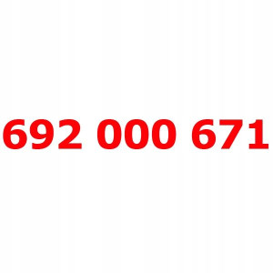 692 000 671 Złoty Numer T-mobile Starter Tmobile