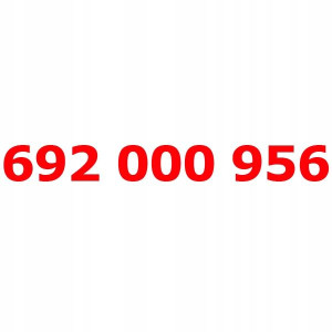 692 000 956 Złoty Numer T-mobile Starter Tmobile