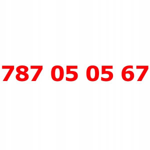 787 05 05 67 Złoty Numer T-mobile Starter Tmobile