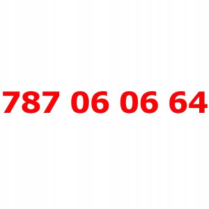 787 06 06 64 Złoty Numer T-mobile Starter Tmobile