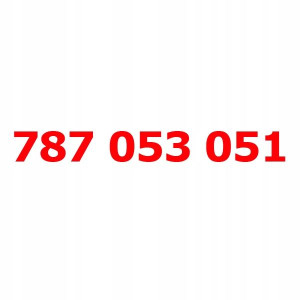 787 053 051 Złoty Numer T-mobile Starter Tmobile