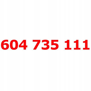 604 735 111 Złoty Numer T-mobile Starter Tmobile