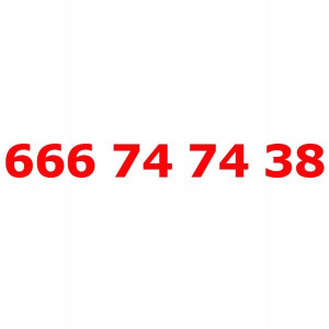 666 74 74 38 Złoty Numer T-mobile Starter Tmobile