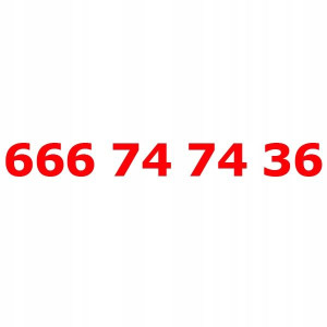 666 74 74 36 Złoty Numer T-mobile Starter Tmobile