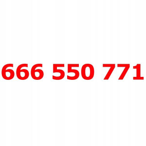 666 550 771 Złoty Numer T-mobile Starter Tmobile
