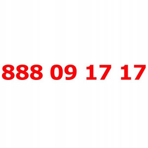 888 09 17 17 Złoty Numer T-mobile Starter Tmobile