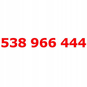538 966 444 Złoty Numer T-mobile Starter Tmobile