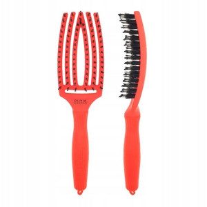 OLIVIA GARDEN Fingerbrush Szczotka do włosów pomarańcz Nowy Bioelixire twor
