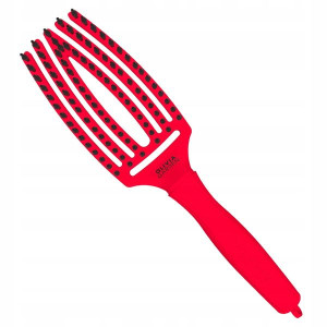 OLIVIA GARDEN Fingerbrush Szczotka do włosów red Nowy Bioelixire tworzywo n