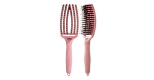 OLIVIA GARDEN Fingerbrush Szczotka do włosów perłowy róż Nowy Bioelixire tw
