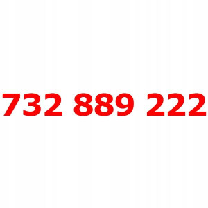 732 889 222 PLAY Złoty numer Nr telefonu STARTER