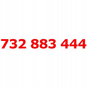 732 883 444 PLAY Złoty numer Nr telefonu STARTER