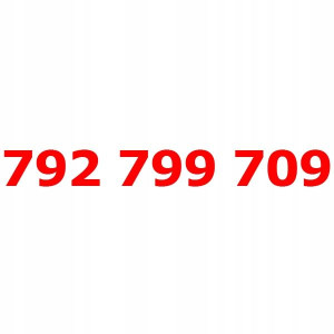 792 799 709 Złoty łatwy numer PLAY STARTER KARTA