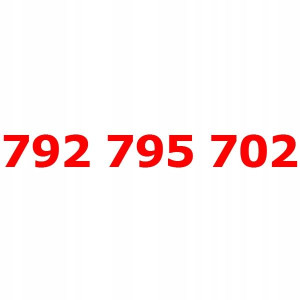 792 795 702 Złoty łatwy numer PLAY STARTER KARTA