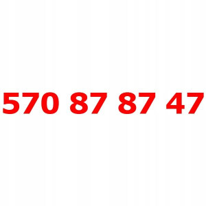 570 87 87 47 Złoty łatwy numer PLAY STARTER KARTA