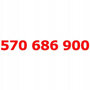 570 686 900 Złoty łatwy numer PLAY STARTER KARTA