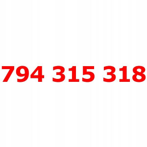 794 315 318 Złoty łatwy numer PLAY STARTER KARTA