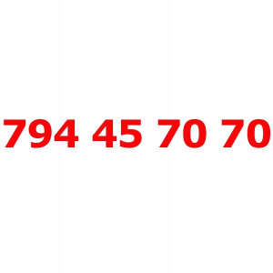 794 45 70 70 Złoty łatwy numer PLAY STARTER KARTA