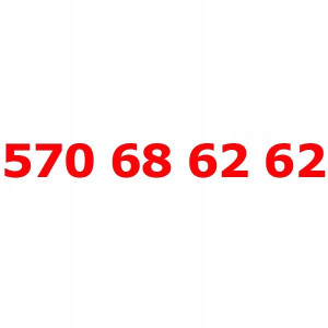 570 68 62 62 Złoty łatwy numer PLAY STARTER KARTA
