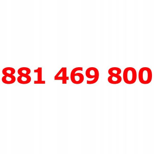 881 469 800 Złoty łatwy numer PLAY STARTER KARTA