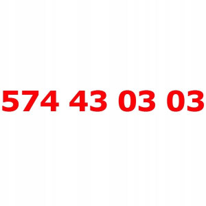 574 43 03 03 Złoty łatwy numer PLAY STARTER KARTA