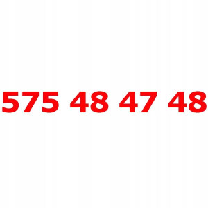 575 48 47 48 Złoty łatwy numer PLAY STARTER KARTA