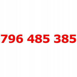 796 485 385 Złoty łatwy numer PLAY STARTER KARTA