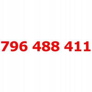 796 488 411 Złoty łatwy numer PLAY STARTER KARTA