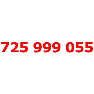 725 999 055 Złoty Łatwy Numer Plus Gsm Nr Telefonu