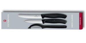 Victorinox noże zestaw 3szt.  6.7113.31 czarny