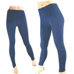 Legginsy getry dżinsowe długie XL bawełniane