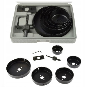 Otwornica Do Drewna Frezy Otwornice 8el. 64-127mm