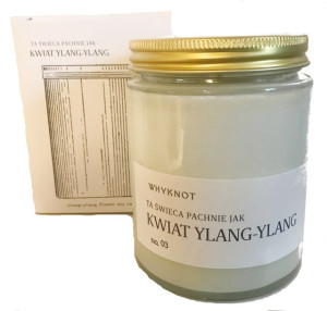 Ręcznie robiona świeca sojowa KWIAT YLANG-YLANG 300 ml