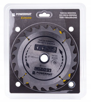 Tarcza Widiowa Do Drewna Piły Piła 185 X 20 Mm 24z