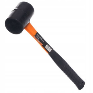 Młotek Gumowy Z Rączką Fiberglass 350g Brukarski
