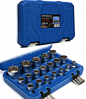 Zestaw Nasadek Torx 19 Szt Torxy Klucze Nasadowe