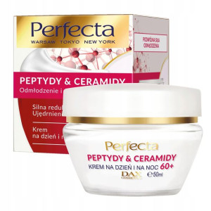 PERFECTA Peptydy i Ceramidy krem do twarzy 60+