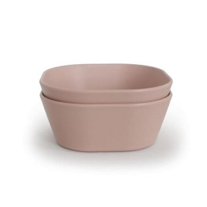 Mushie - 2 miseczki Square Blush