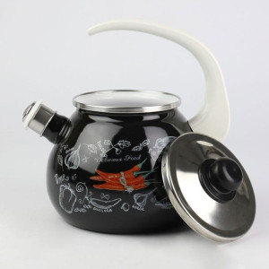 Czajnik emaliowany 2,5l chili