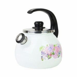 Czajnik emaliowany 2,5l hortensja