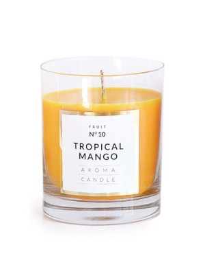 Świeca CLASSIC GLASS woskowa TROPICAL MANGO 8xh9,5cm