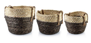 Bali Komplet 3 Koszy Xl34x34xh28cm,l28x28xh22cm,m24x24xh19cm