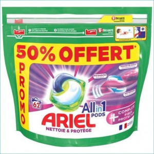 ARIEL kapsułki 3w1 62szt Kolor          (worek) 1562,4g