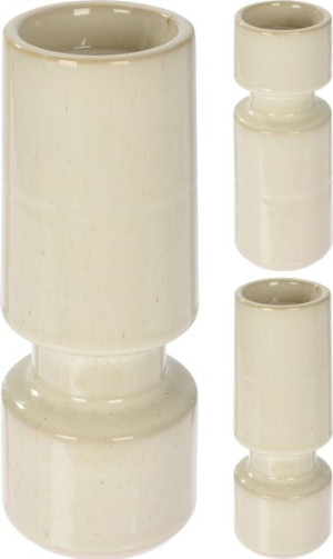 ŚWIECZNIK 8xh20,5CM porcelana