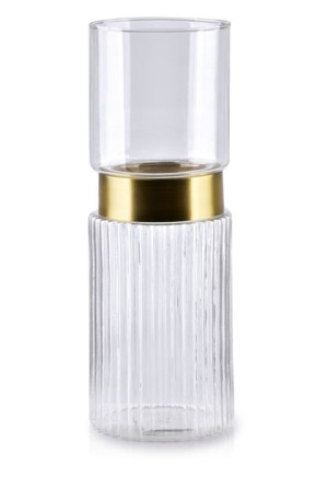 SERENITE CLEAR Świecznik 10x10x28.5cm